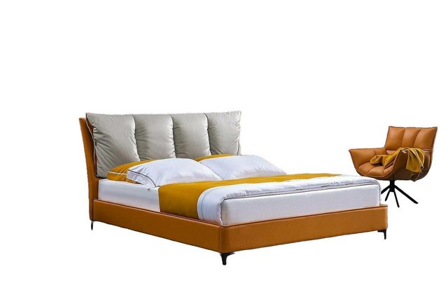 JVmoebel Bett, Bett Polster Design Luxus Doppel Betten Weiß 180x200cm günstig online kaufen