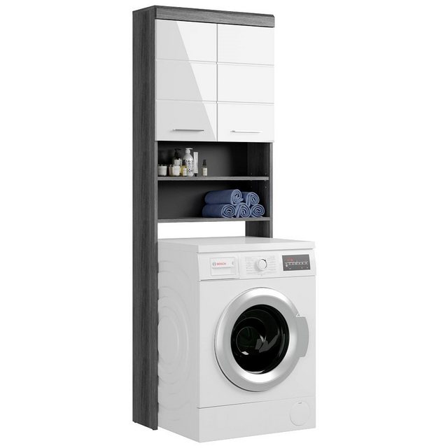 Lomadox Mehrzweckschrank SIROCO-158 Waschmaschinenregal Waschmaschinenschra günstig online kaufen