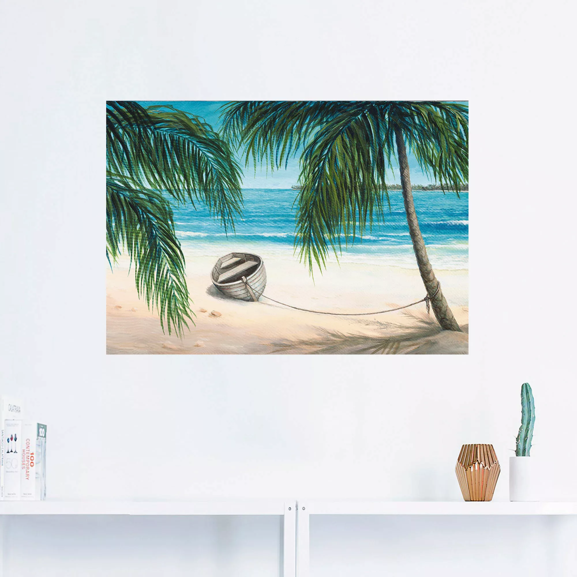 Artland Wandfolie "Karibik", Strand, (1 St.) günstig online kaufen