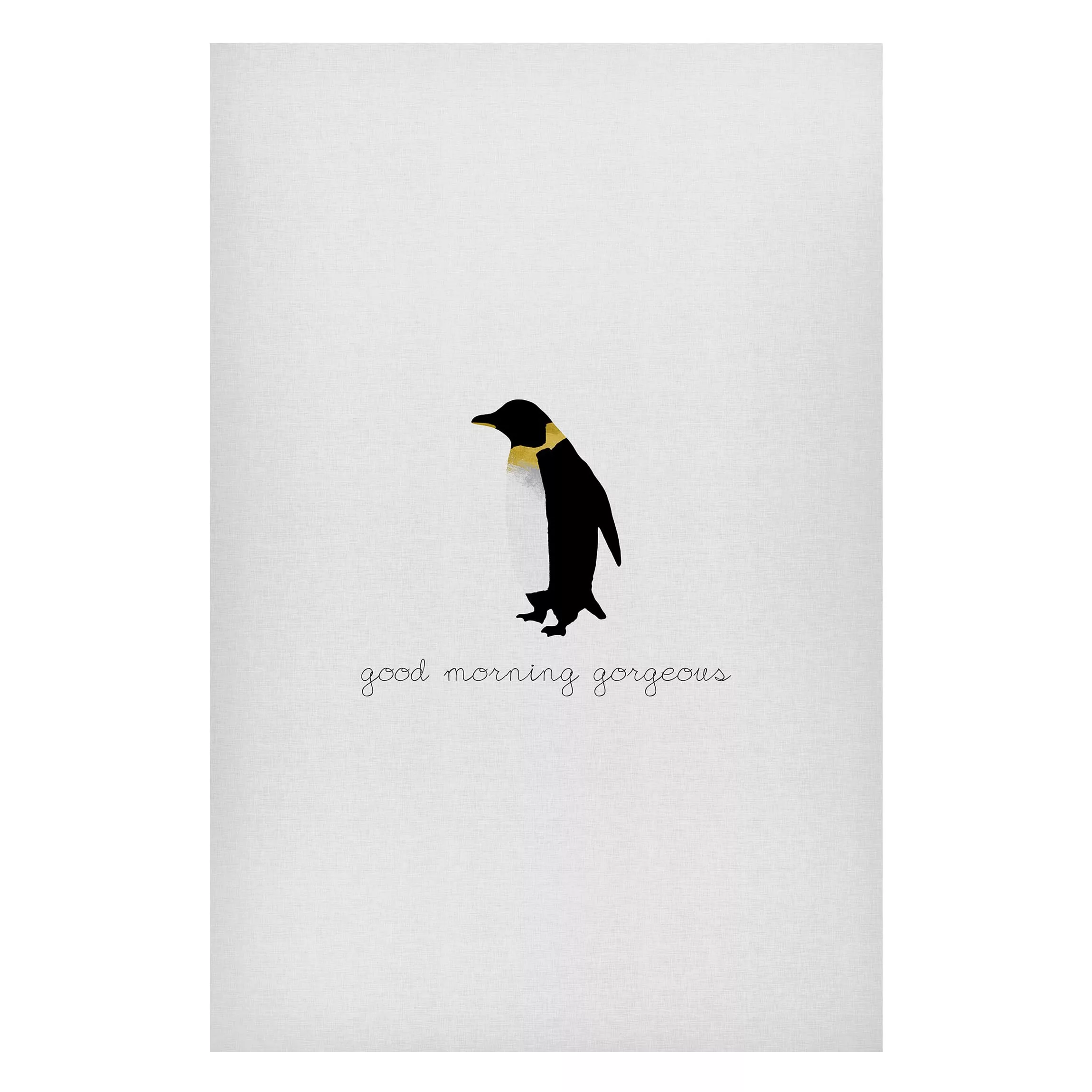 Magnettafel Pinguin Zitat Good Morning Gorgeous günstig online kaufen