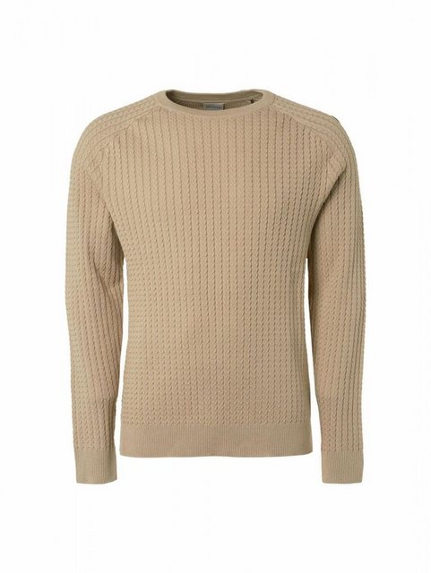 NO EXCESS Sweatshirt Pullover Crewneck Solid Jacquard Ri günstig online kaufen