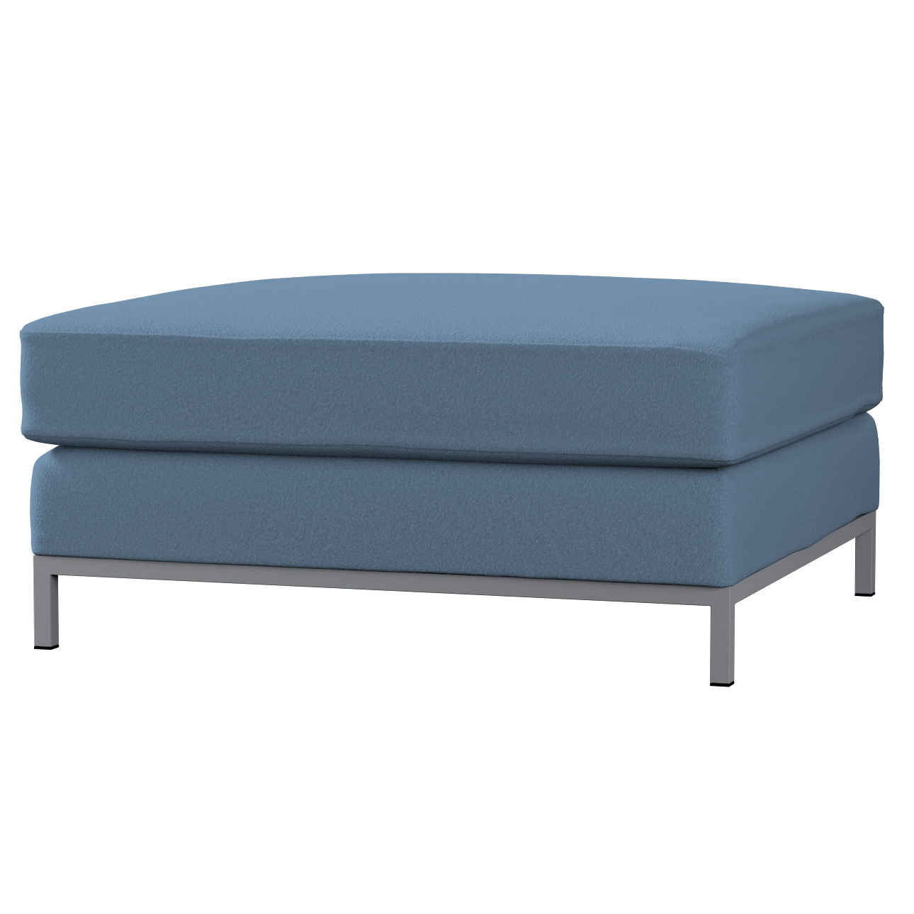 Bezug für Kramfors Hocker, blau, Husse, Kramfors Hocker, Bouclé (702-86) günstig online kaufen