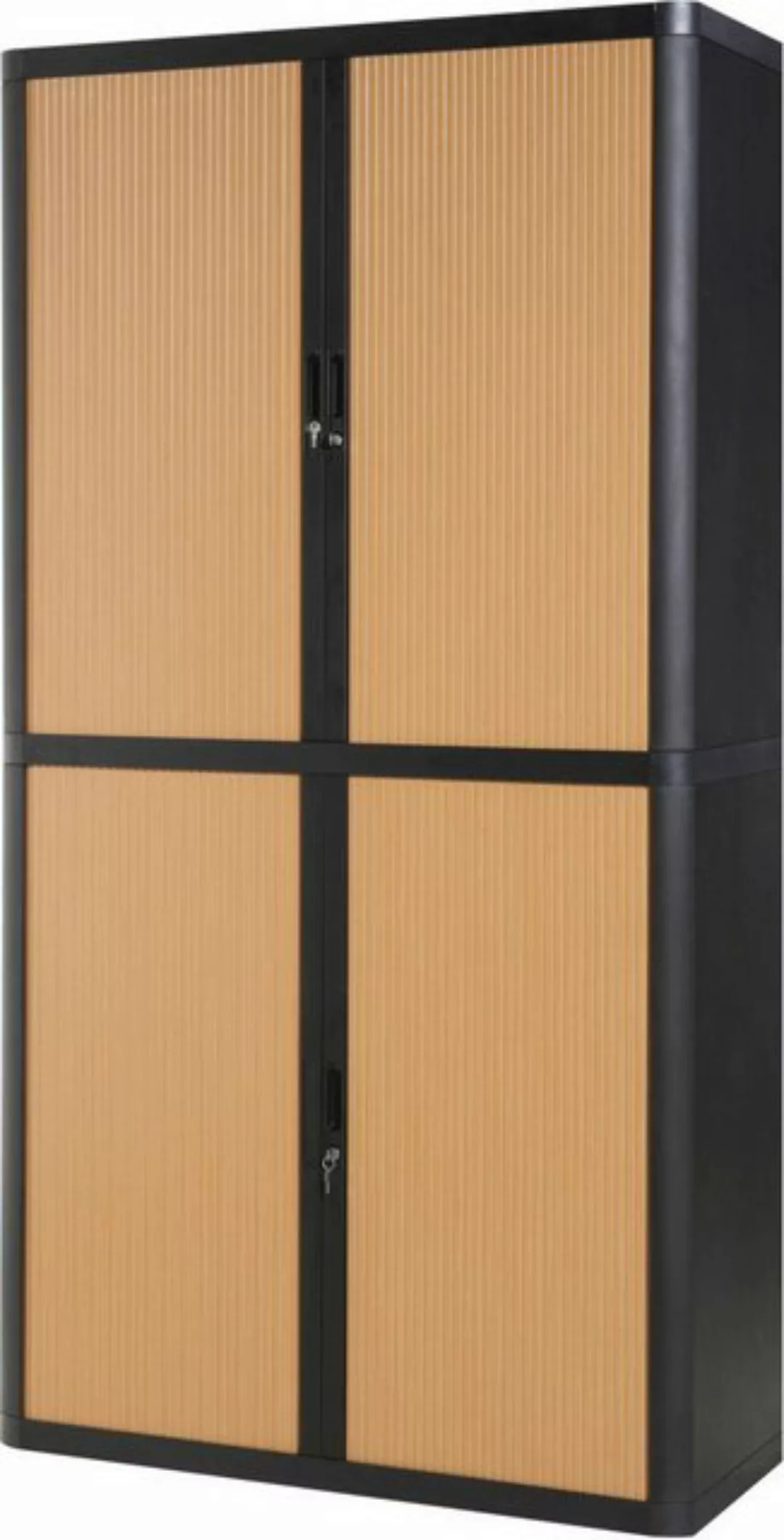 EASYOFFICE Aktenschrank Rollladenschrank easyoffice BxTxH 86x37,5x204cm sch günstig online kaufen