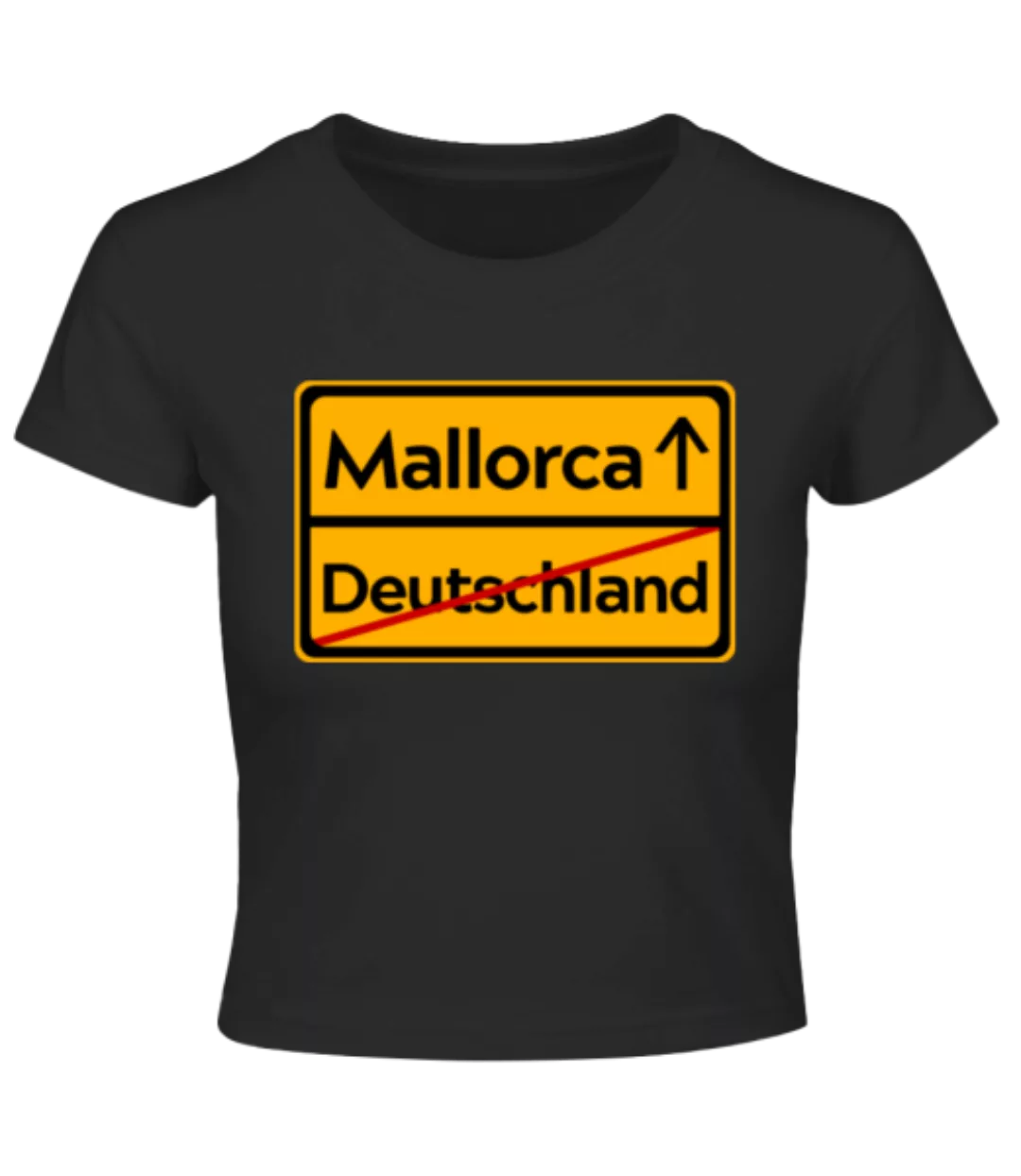 Mallorca Deutschland · Crop T-Shirt günstig online kaufen