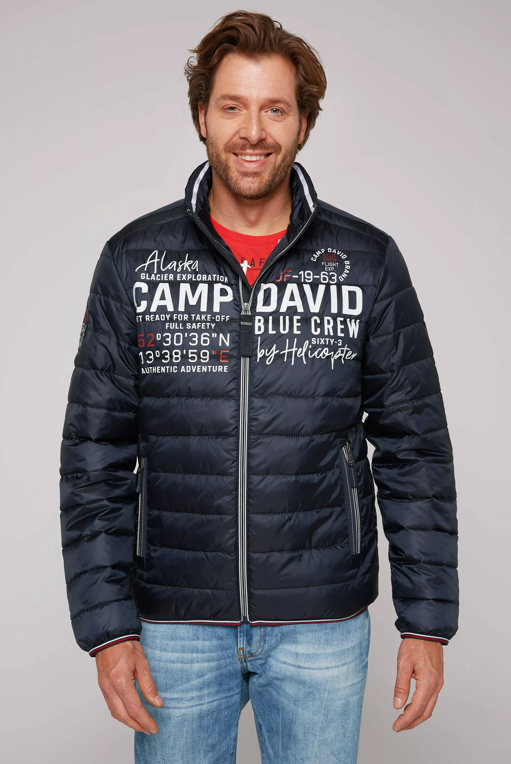 CAMP DAVID Outdoorjacke, ohne Kapuze, mit elastischem Saumabschluss günstig online kaufen