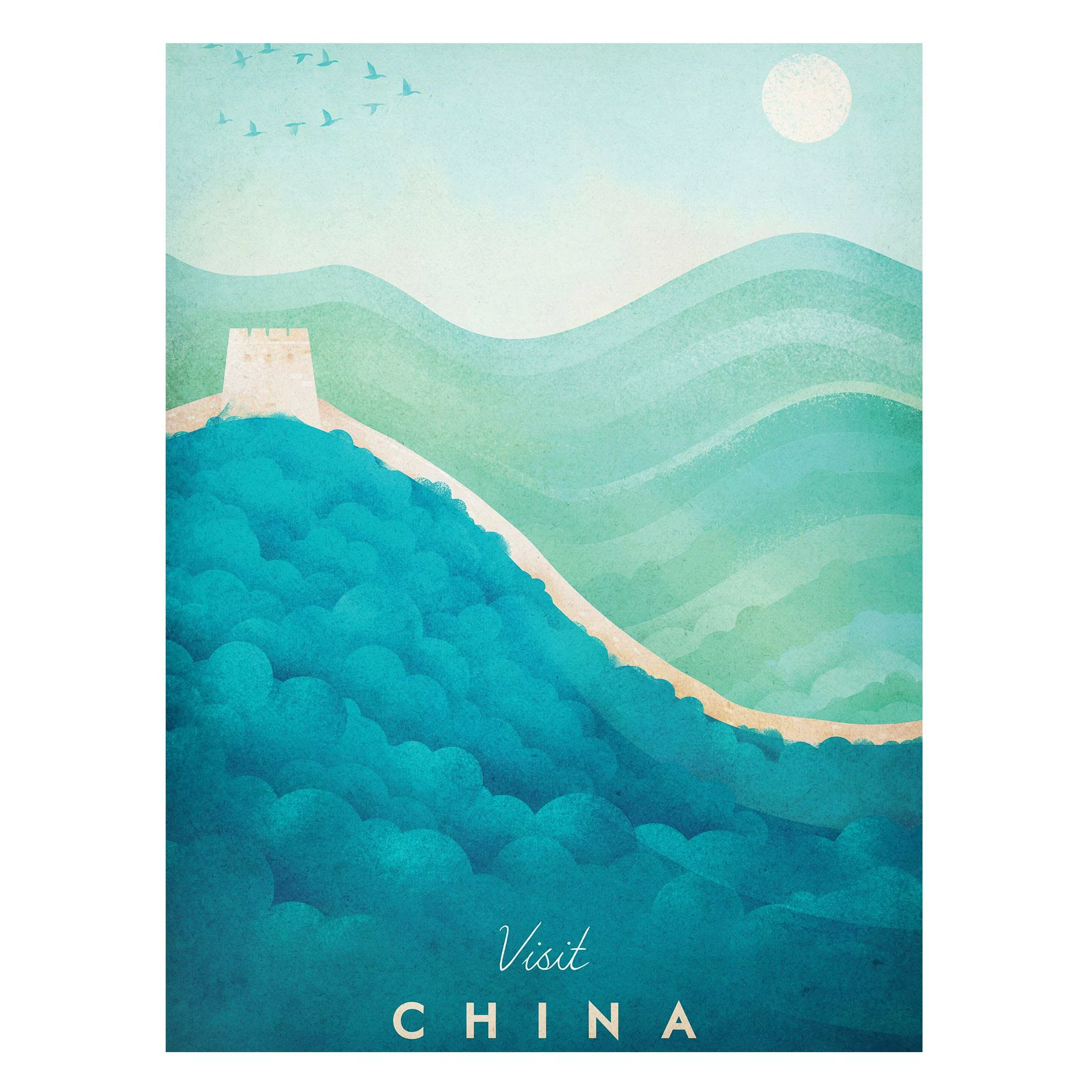 Magnettafel - Hochformat 3:4 Reiseposter - China günstig online kaufen