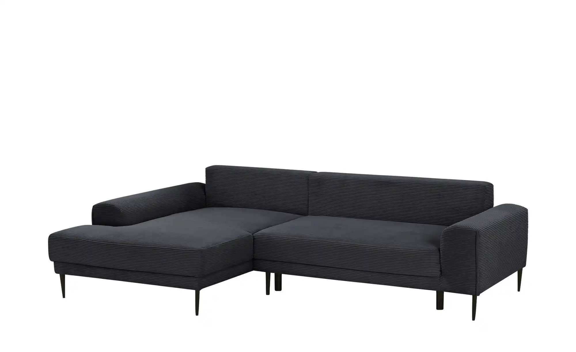 switch Ecksofa aus Cord Capitol ¦ schwarz ¦ Maße (cm): B: 276 H: 89 T: 175 günstig online kaufen