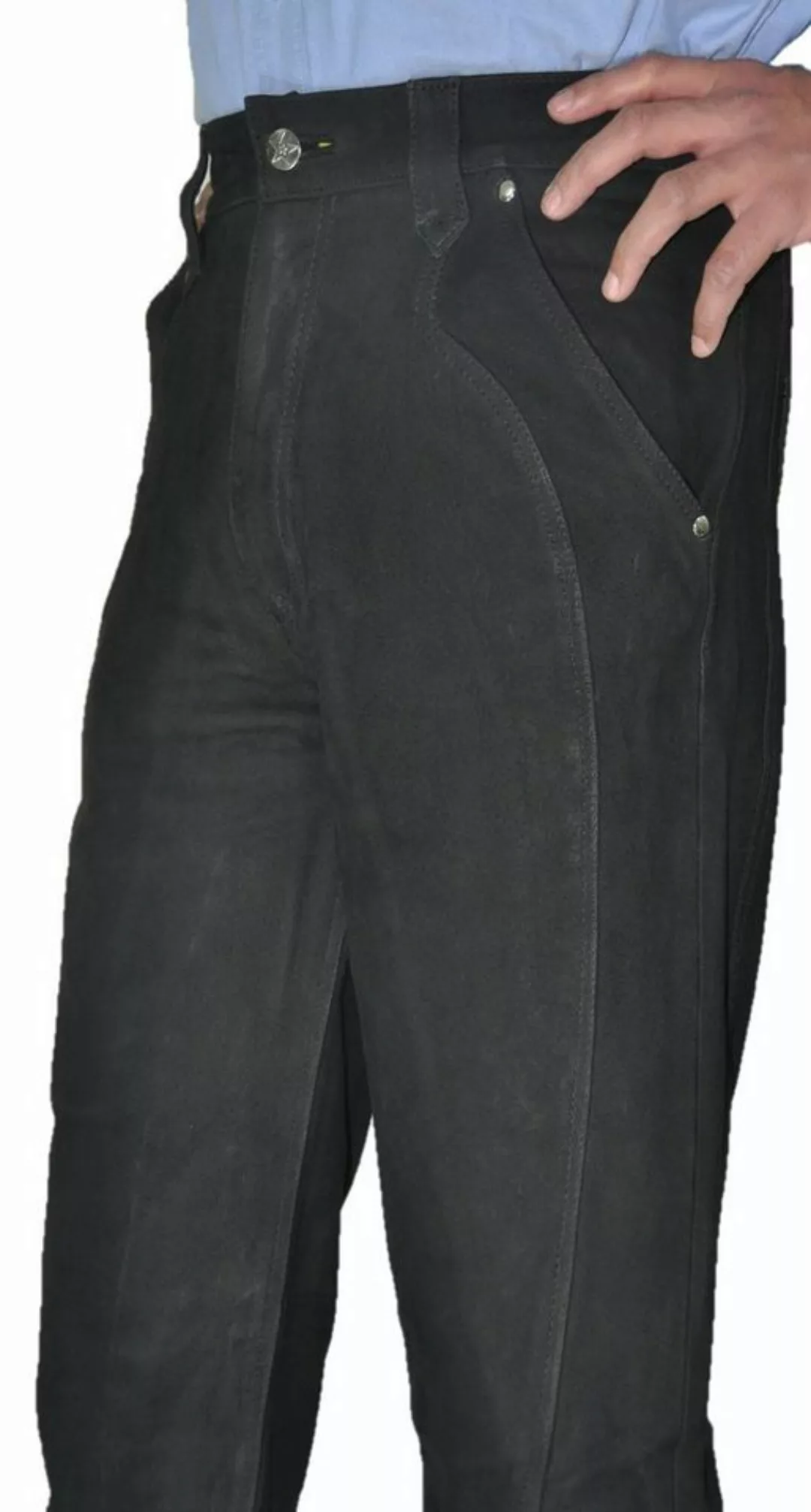 Fuente Leather Wears Lederhose 501 Lederjeans lang Herren günstig online kaufen