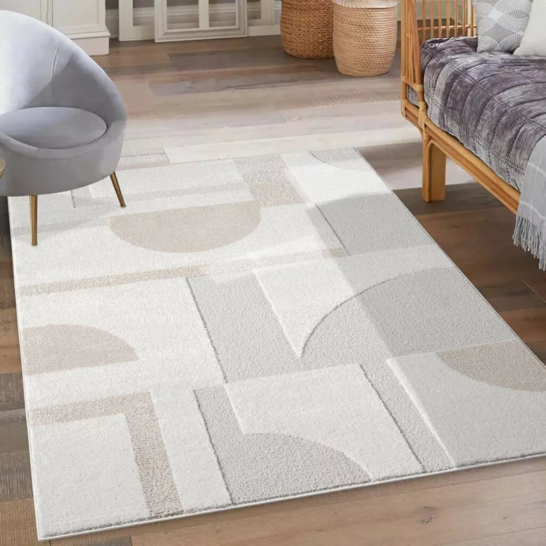 Carpet City Teppich »LOUNGE 9992«, rechteckig, Kurzflor-Teppich Modern, Hoc günstig online kaufen