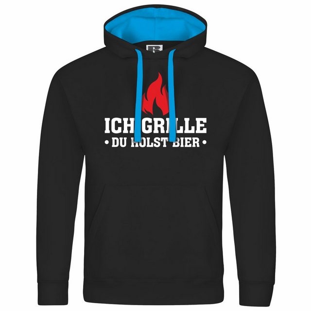 deinshirt Kapuzenpullover Herren Kapuzenpullover Ich grille du holst Bier M günstig online kaufen