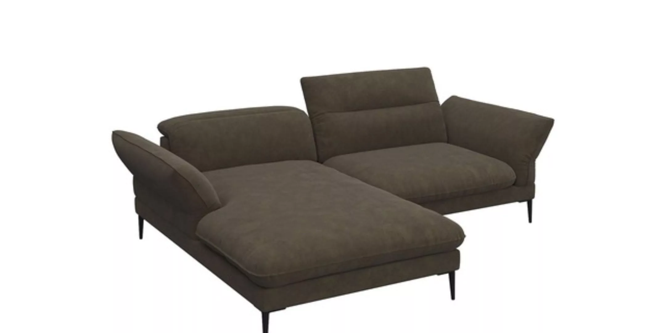 FLEXLUX Ecksofa »Salino, Funktionssofa mit Recamiere, Relaxsofa, Ecksofa«, günstig online kaufen