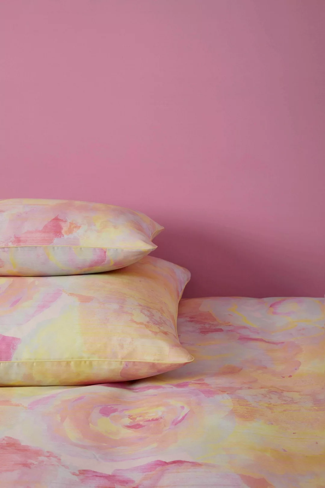 Yes for Bed Bettwäsche »Haze«, (2 tlg.), mit Aquarellblüten günstig online kaufen