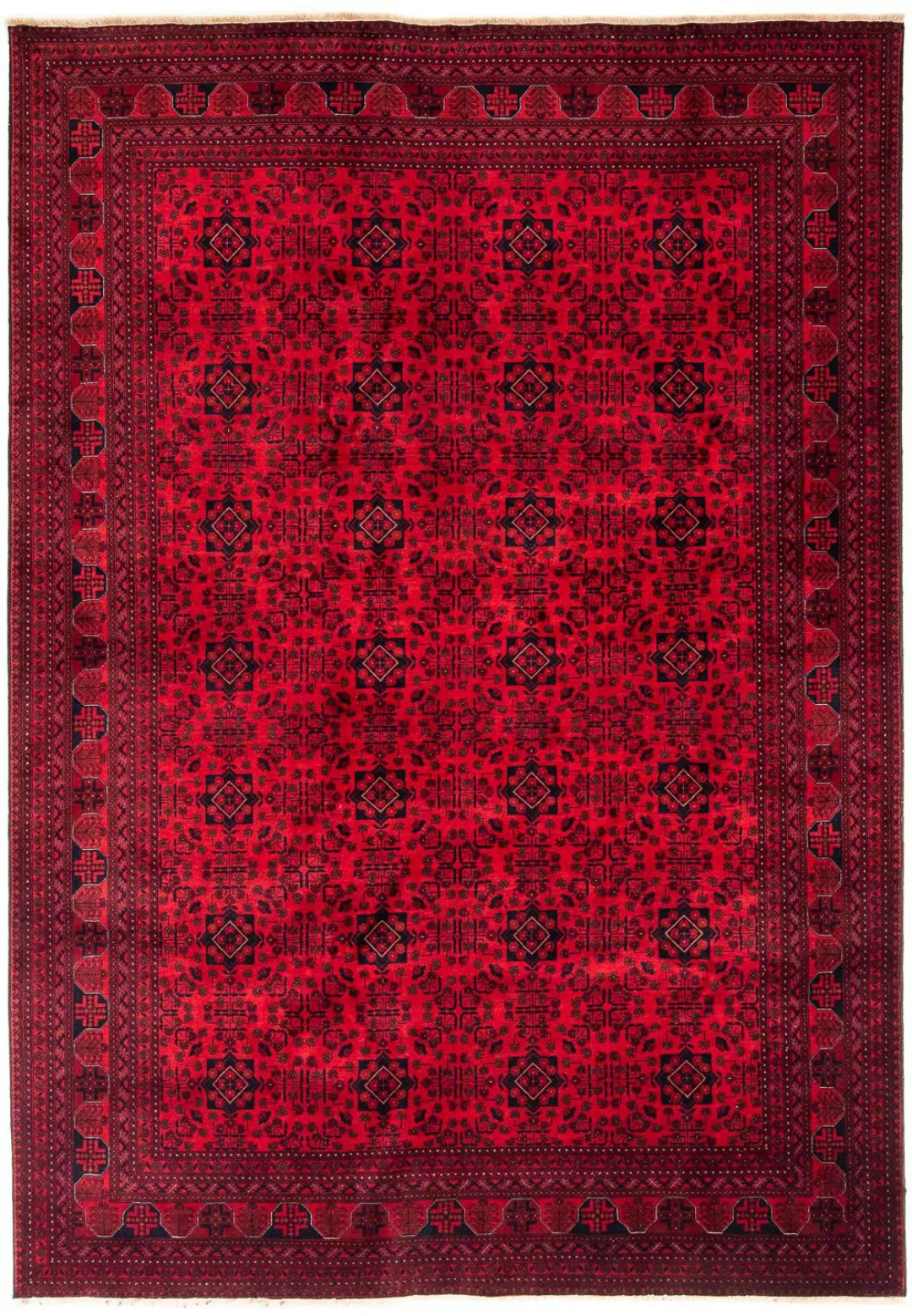 morgenland Orientteppich »Afghan - 287 x 202 cm - dunkelrot«, rechteckig, 7 günstig online kaufen