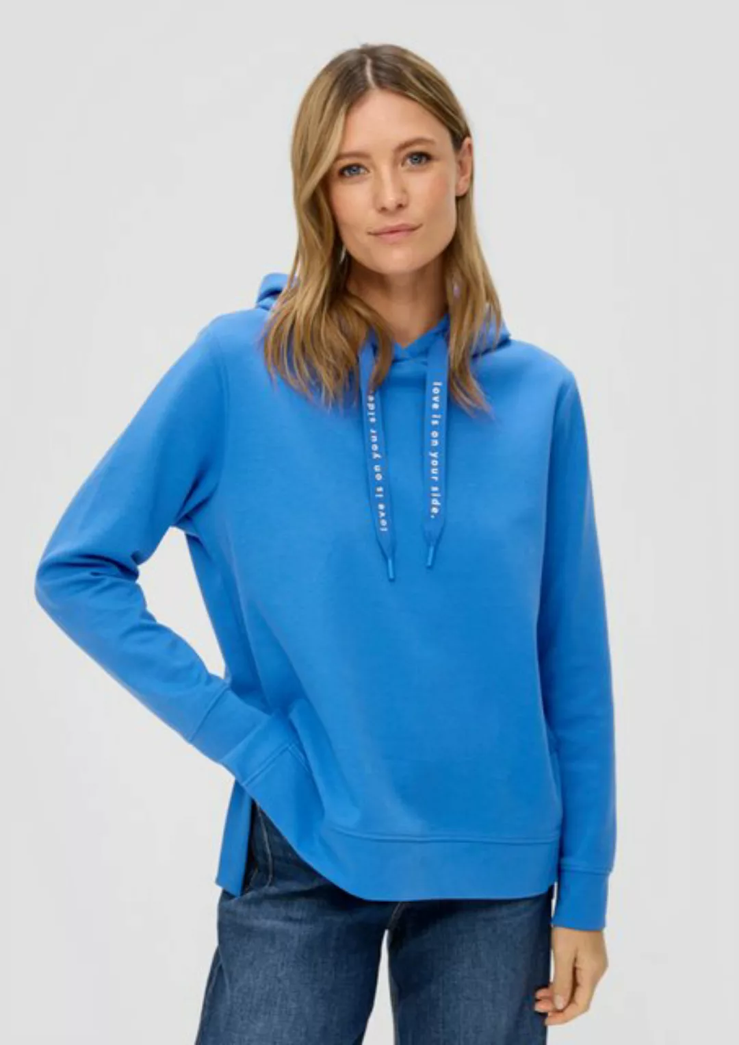 s.Oliver Sweatshirt Weiches Sweatshirt mit Kapuze günstig online kaufen
