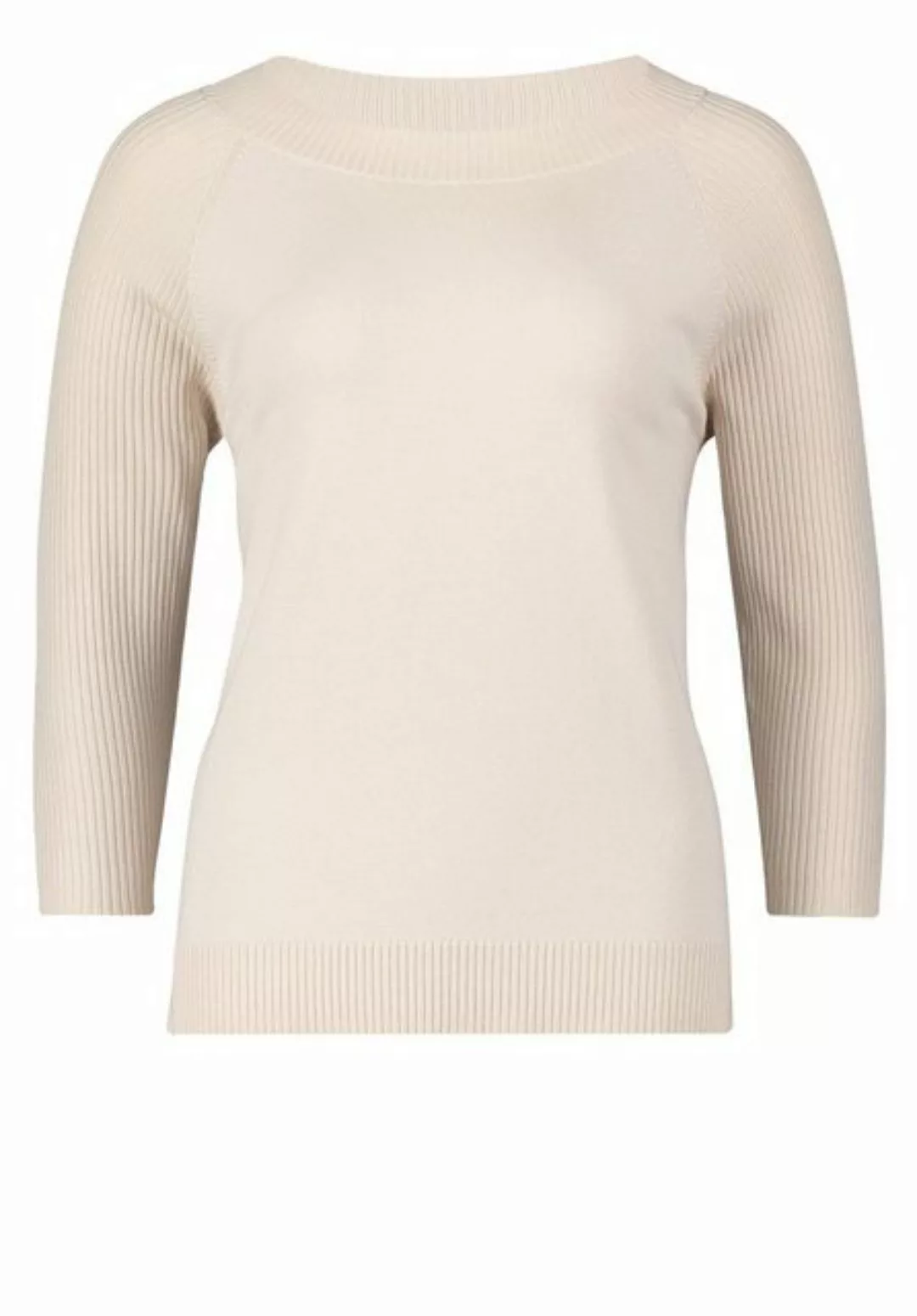 Betty Barclay Sweatshirt Strickpullover Kurz 3/4 Arm, Pastel Sand günstig online kaufen