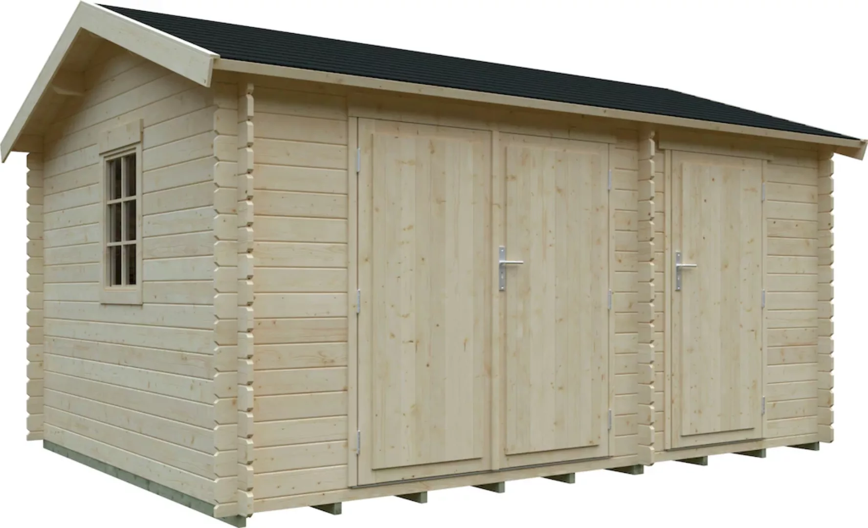 Kiehn-Holz Gartenhaus KH 28-013 Natur Unbehandelt 410 cm x 300 cm günstig online kaufen