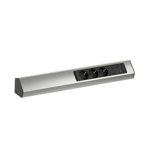Bachmann CASIA Steckdosenleiste 2m Edelstahl-Optik 932.006 - 932006 günstig online kaufen