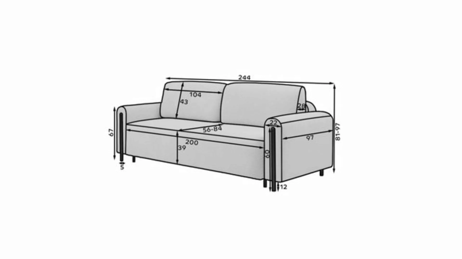 ALTDECOR Sofa ZEPHYR günstig online kaufen