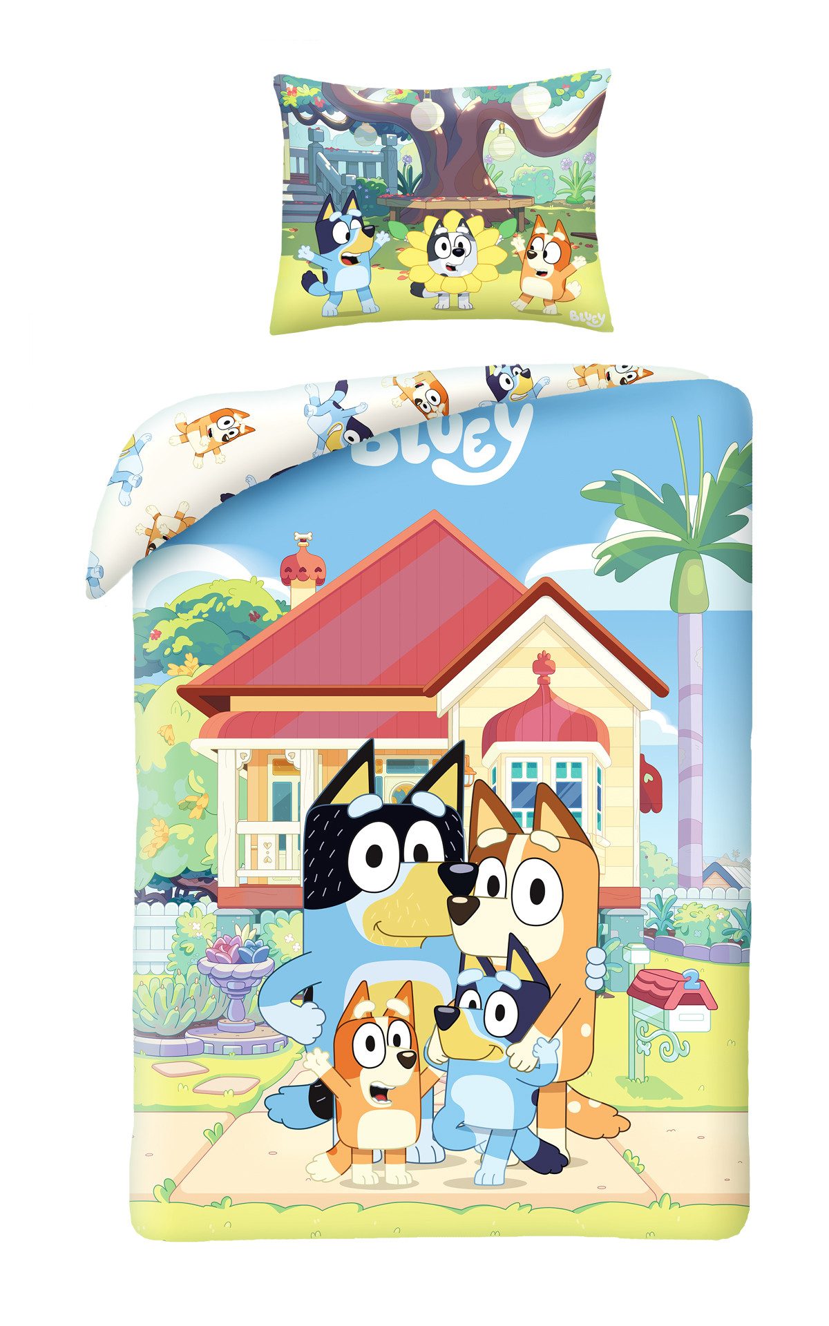 MTOnlinehandel Bettwäsche Bluey 100x135 + 40x60 günstig online kaufen