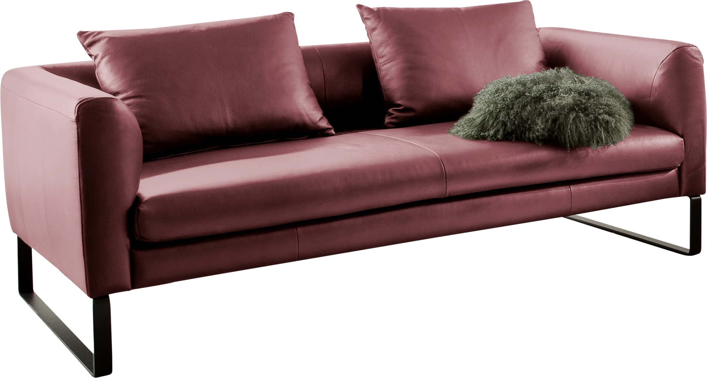 3C Candy 2,5-Sitzer "Avola elegantes Leder Sofa mit tollem Sitzkomfort, beq günstig online kaufen