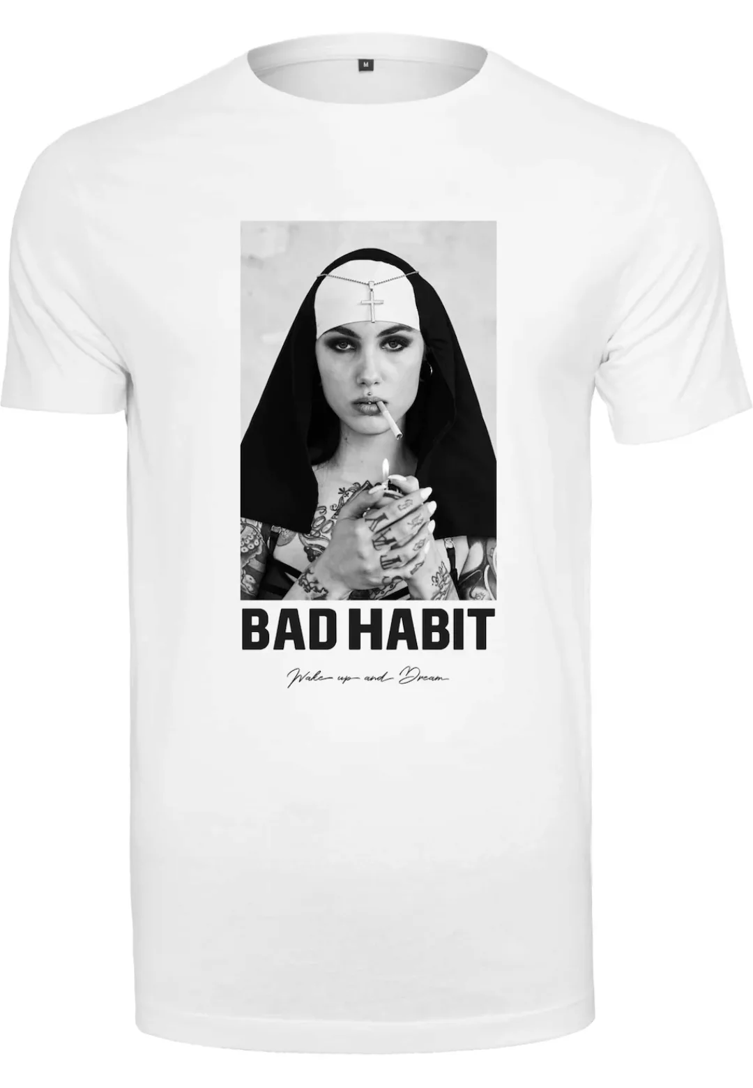 MisterTee Kurzarmshirt "MisterTee Herren Bad Habit Tee" günstig online kaufen