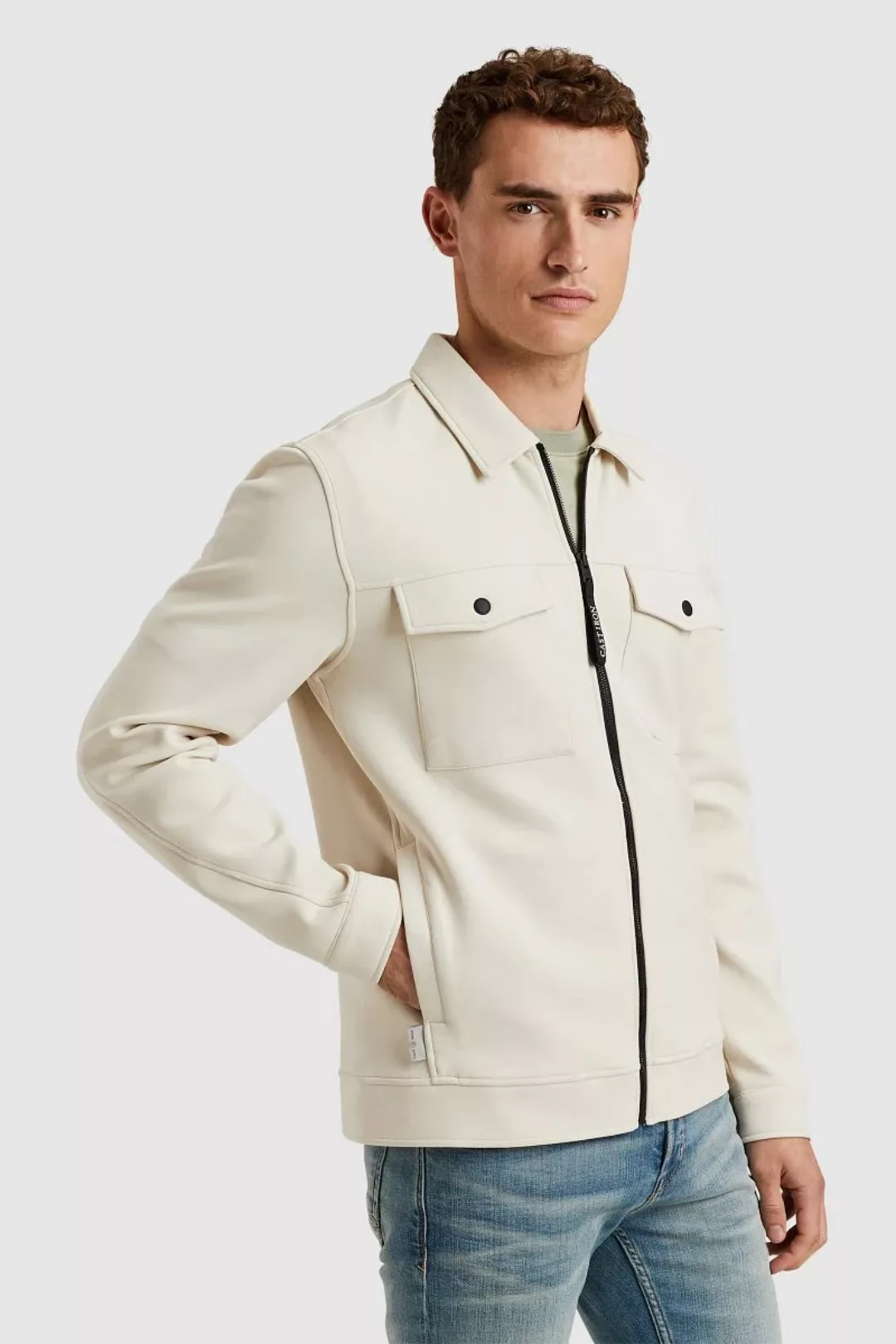 Cast Iron Overshirt Beige - Größe S günstig online kaufen