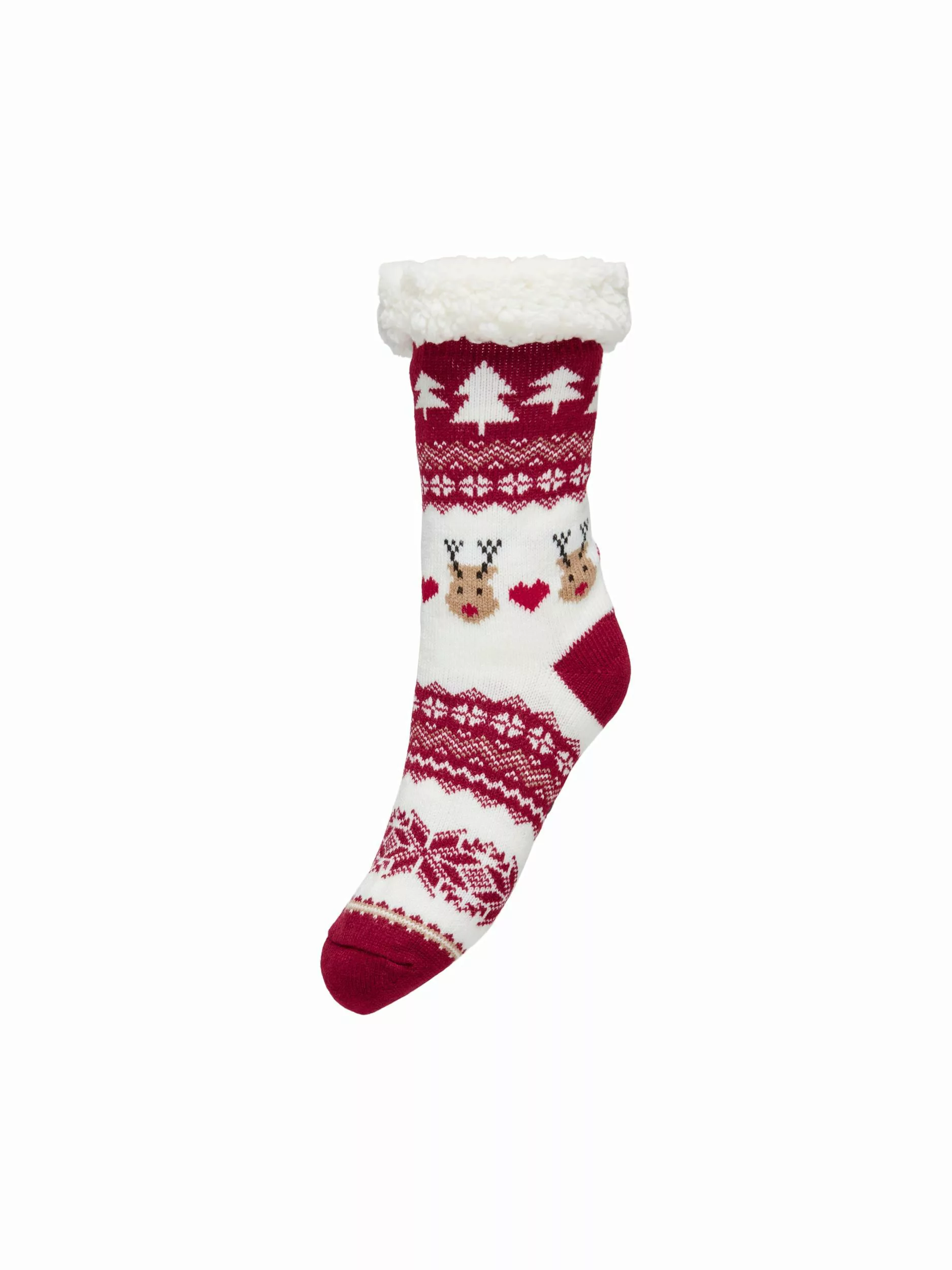 ONLY Kuschelsocken "ONLCHRISTMAS TEDDY SOCKS", mit Teddyplüsch günstig online kaufen