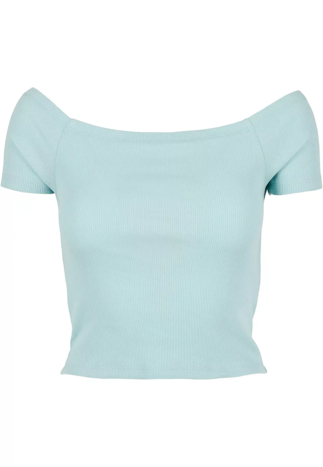 URBAN CLASSICS T-Shirt "Urban Classics Damen Ladies Off Shoulder Rib Tee" günstig online kaufen