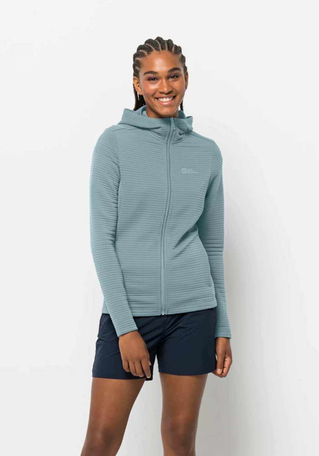 Jack Wolfskin Kapuzenfleecejacke "MODESTO HOODED JKT WOMEN", mit Kapuze günstig online kaufen