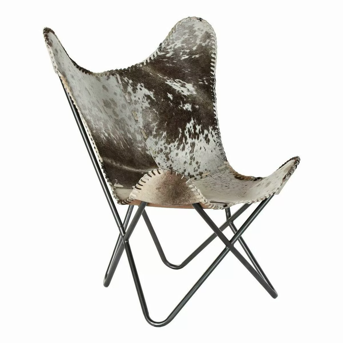 Sessel Dkd Home Decor 8424001824403 Grau Haut Weiß Hellbraun Eisen (70 X 70 günstig online kaufen