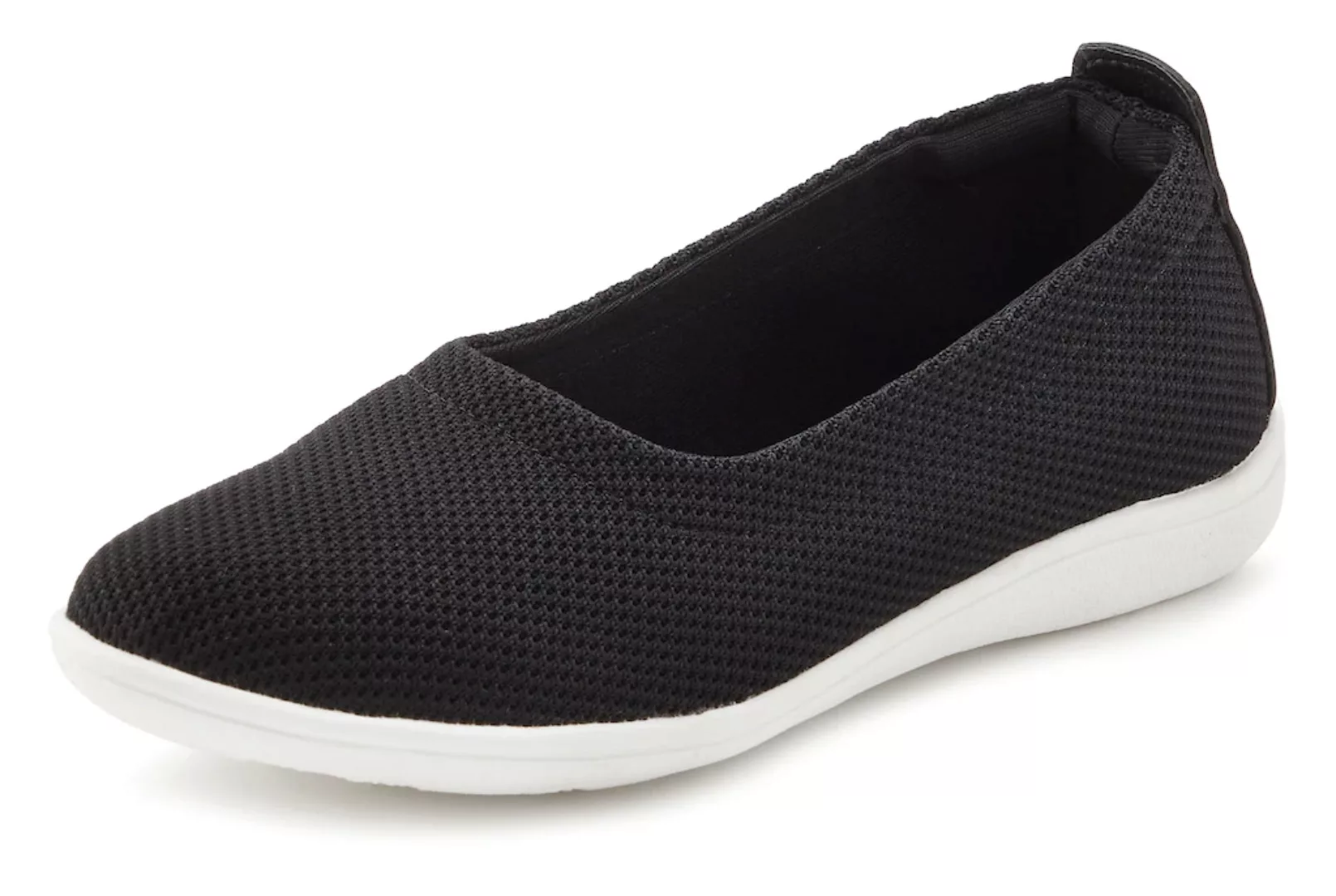 Vivance Slipper, Ballerina in leichter Mesh-Optik VEGAN günstig online kaufen