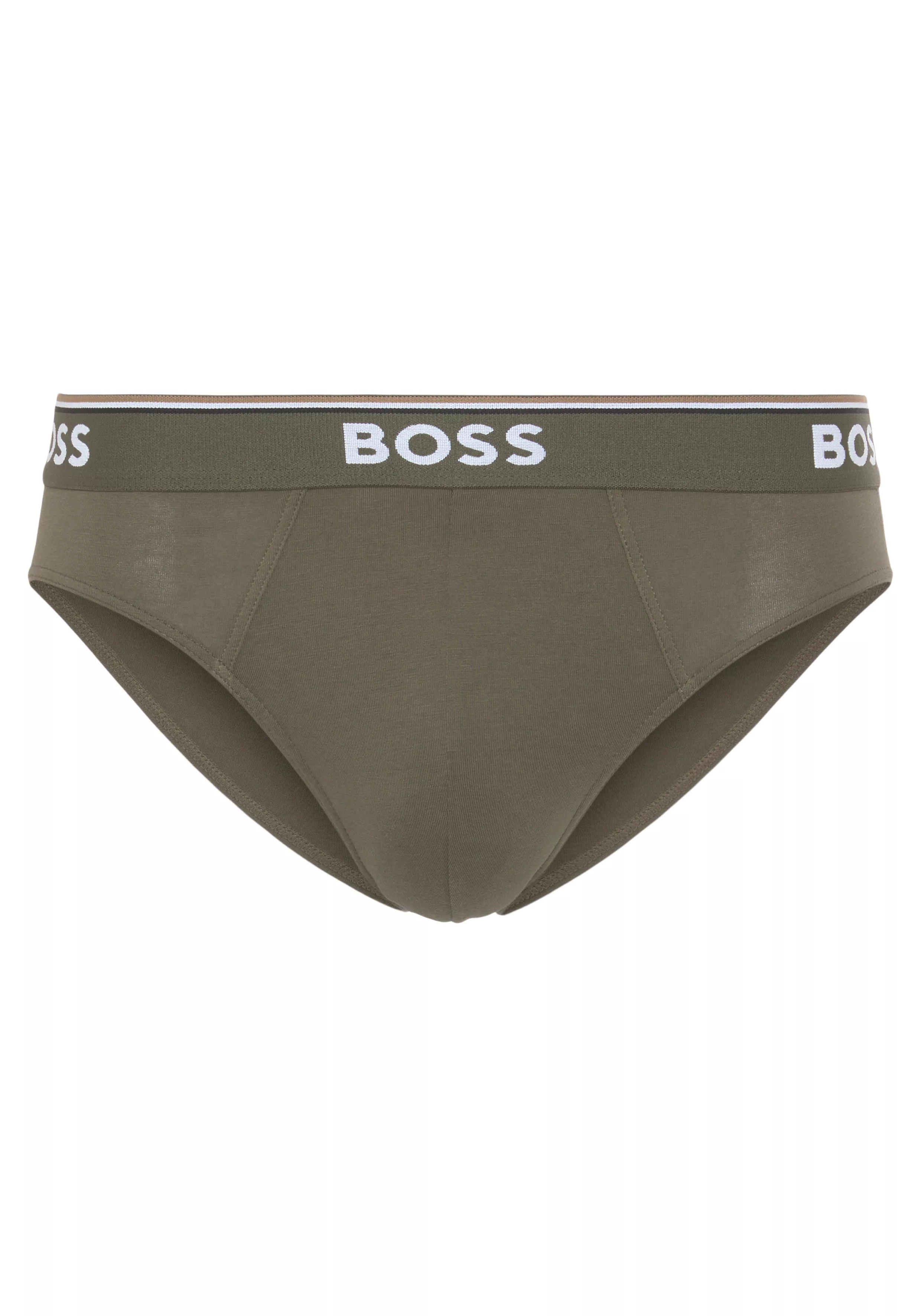 BOSS Slip "Brief 3P Power", (Packung, 3er), mit Logoschriftzug am Bund günstig online kaufen