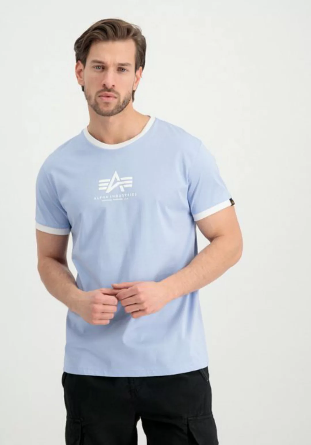 Alpha Industries T-Shirt Alpha Industries Men - T-Shirts Basic T Contrast M günstig online kaufen