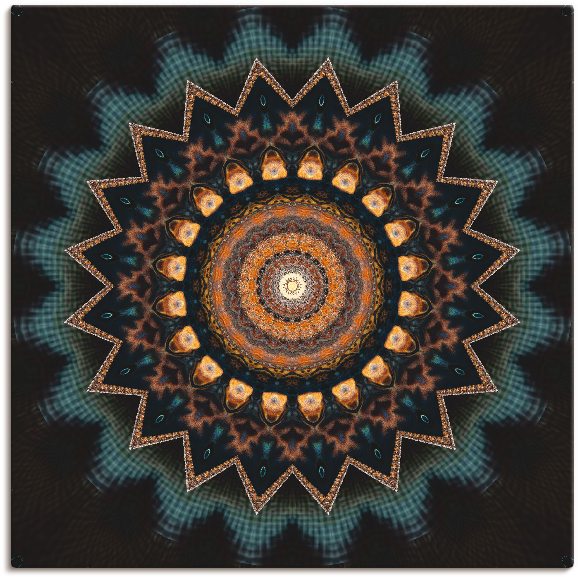 Artland Wandbild "Mandala kosmisches Bewusstsein", Muster, (1 St.), als Alu günstig online kaufen