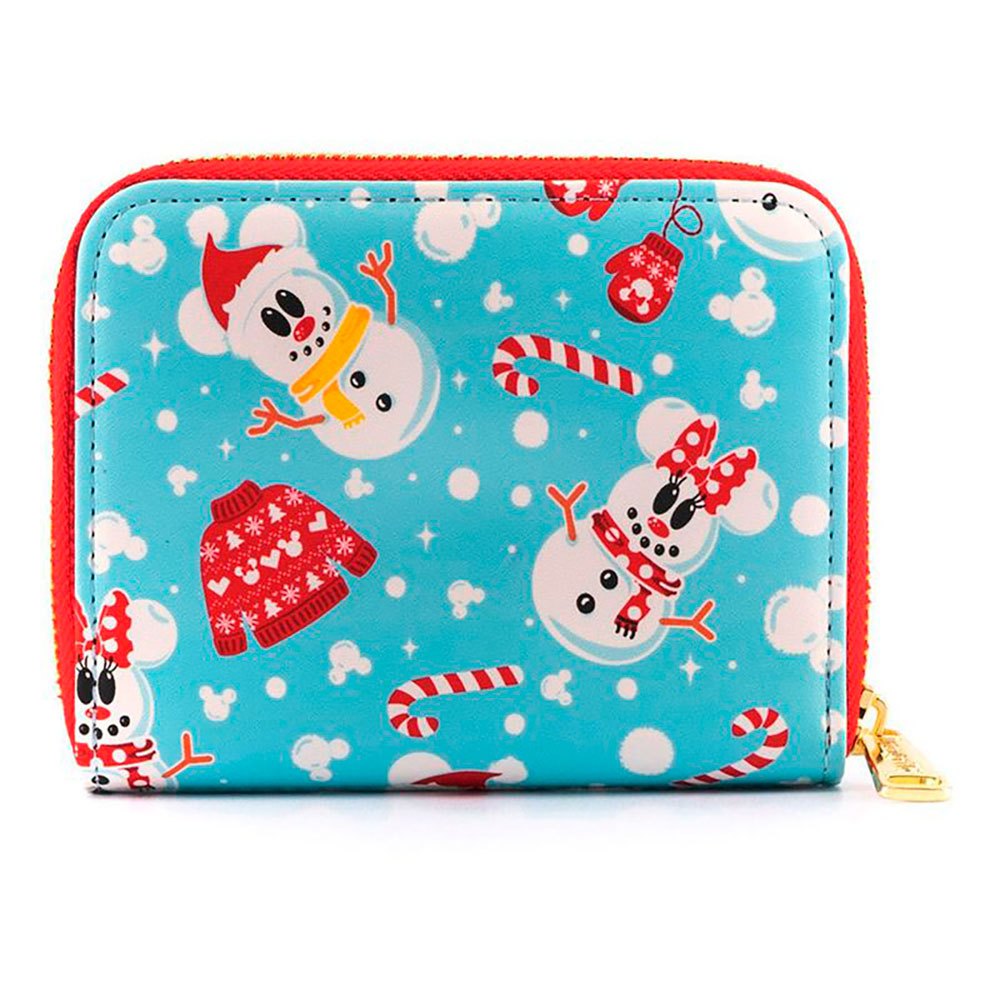 Loungefly Brieftasche Mickey Minnie Snowman One Size Blue / White / Red günstig online kaufen