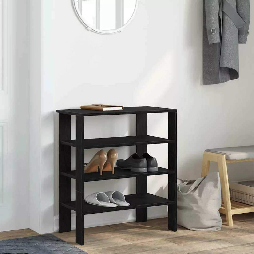 vidaXL Schuhregal Schuhregal Schwarz 61x32x70 cm günstig online kaufen