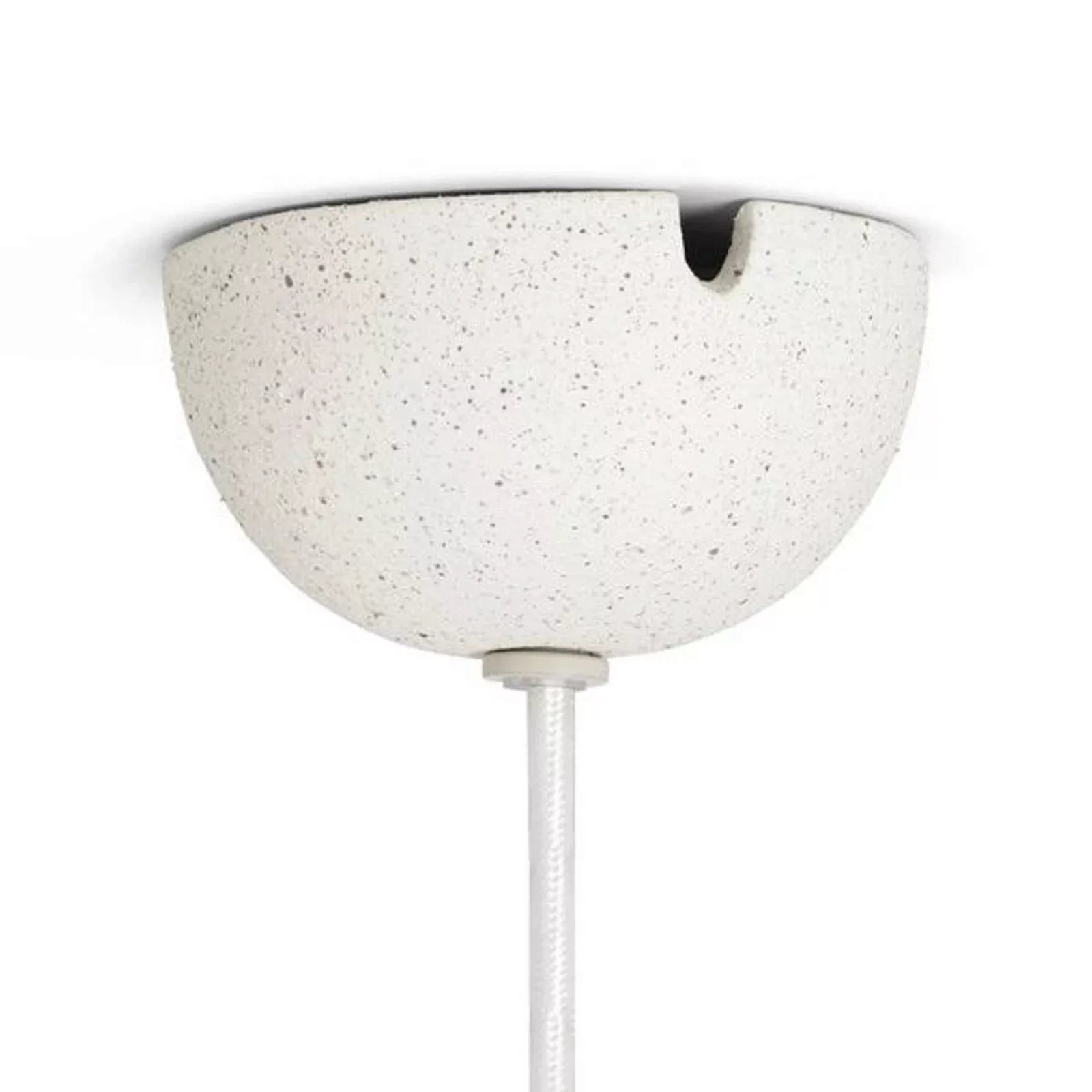 ferm LIVING Hängeleuchte Speckle, Ø 11,6 cm, Keramik, weiß günstig online kaufen