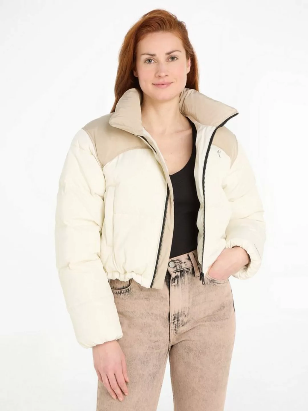 Calvin Klein Jeans Steppjacke NON DOWN CROPPED PUFFER günstig online kaufen