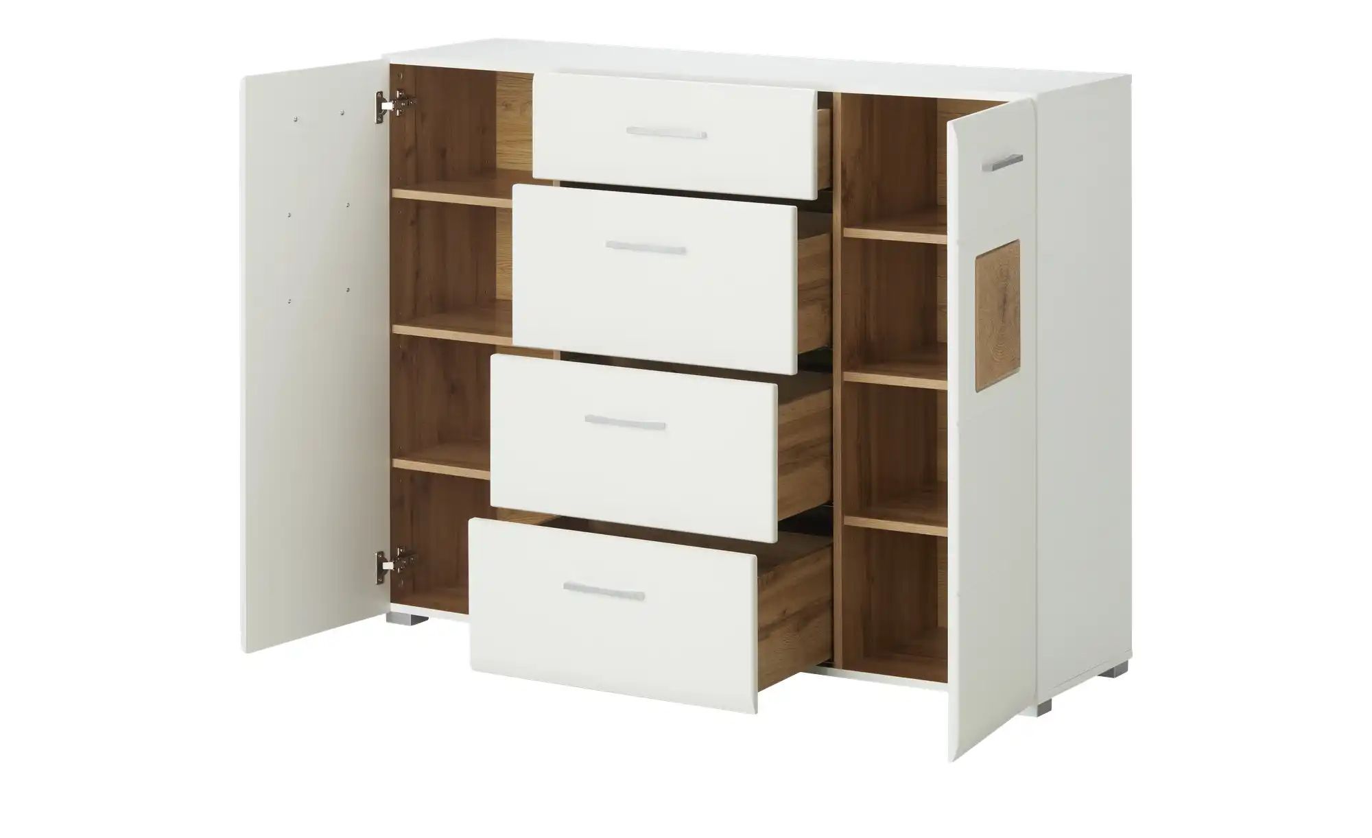 Kommode   Cortina  ¦ weiß ¦ Maße (cm): B: 140 H: 109 T: 40.0 Kommoden & Sid günstig online kaufen