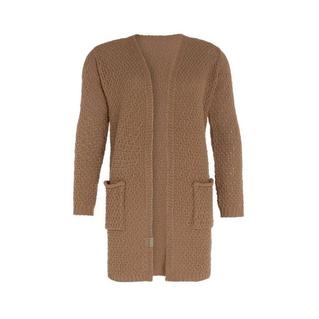 Knit Factory Strickjacke Luna Strickjacken 40/42 Glatt Beige (1-tlg) modern günstig online kaufen