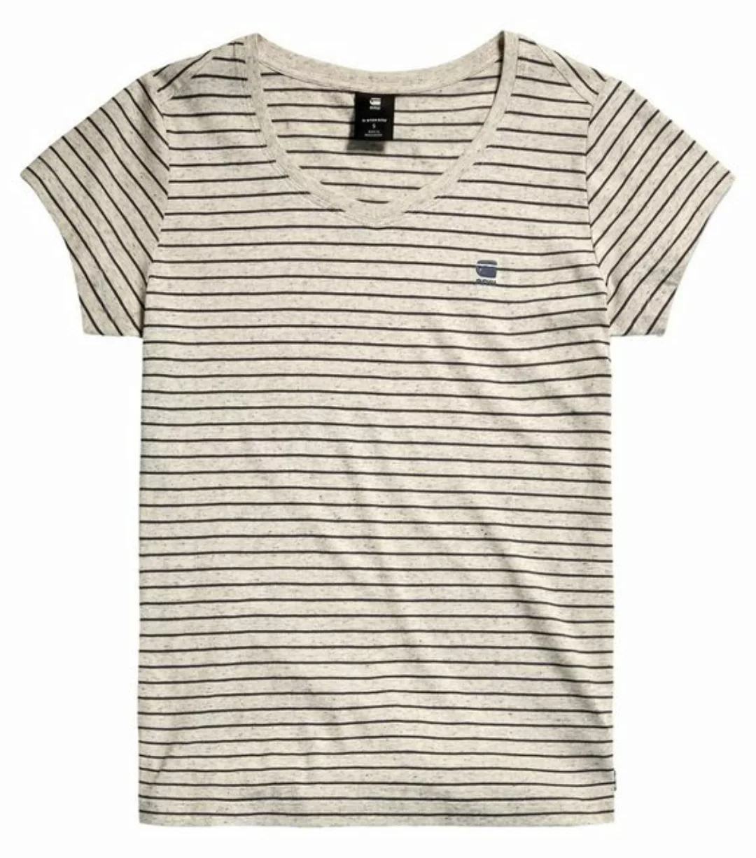 G-Star RAW T-Shirt Damen T-Shirt STRIPE EYBEN SLIM V T 2.0 (1-tlg) günstig online kaufen