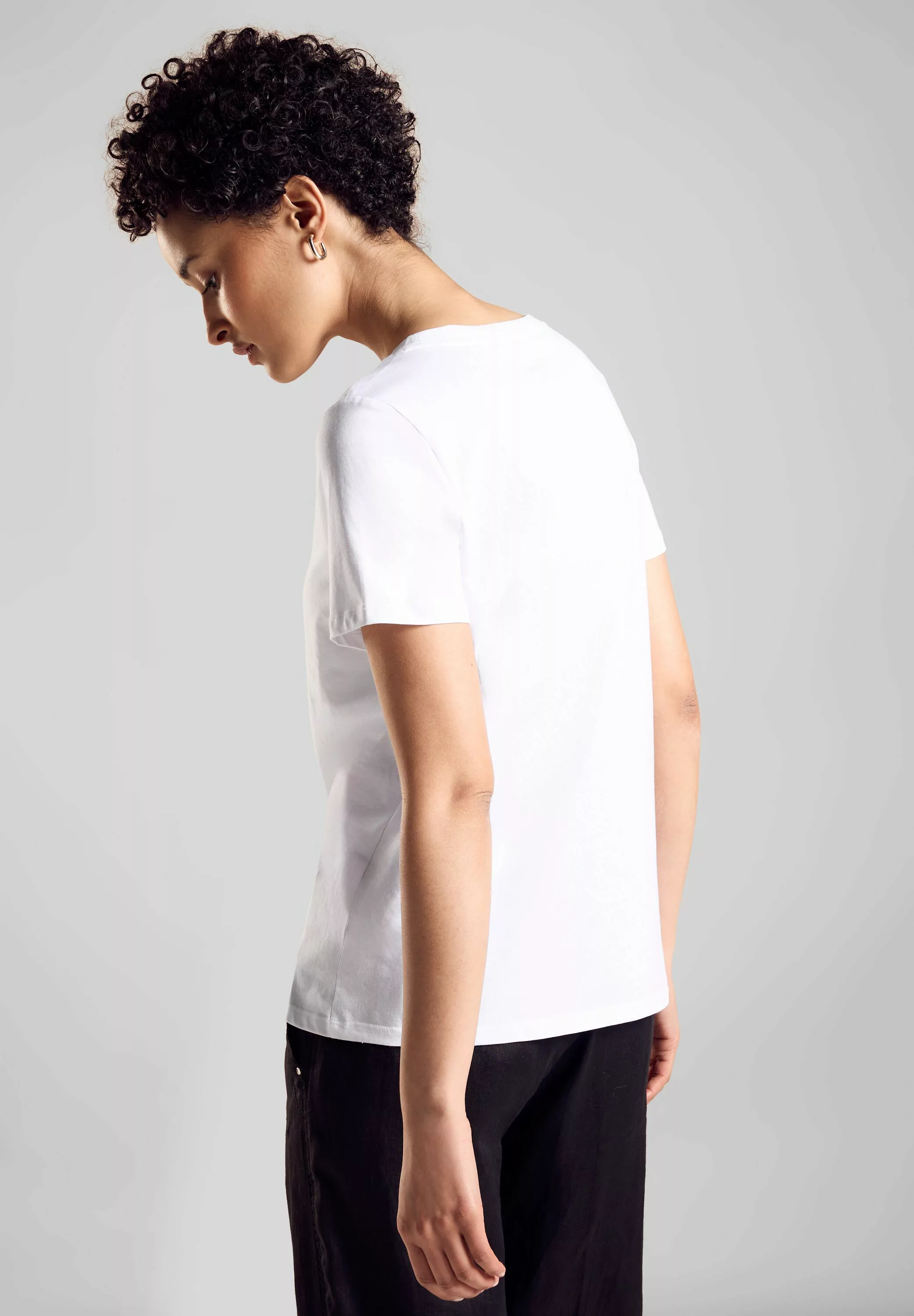 STREET ONE T-Shirt color shading partprint shirt günstig online kaufen