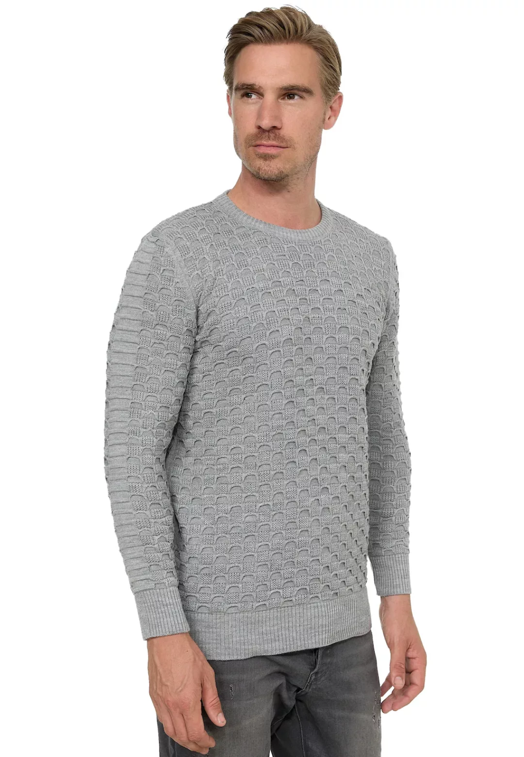 Rusty Neal Strickpullover, mit modernem Strickmuster günstig online kaufen