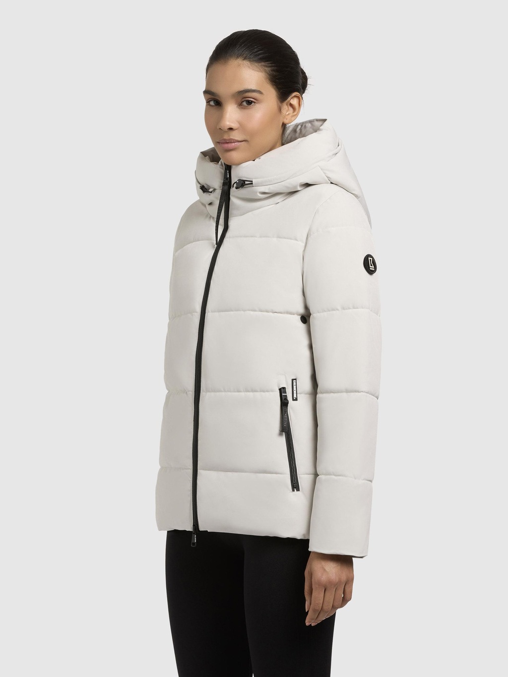 khujo Steppjacke "Fanc2-YM", mit Kapuze, Kurze gesteppte Damen Winterjacke günstig online kaufen