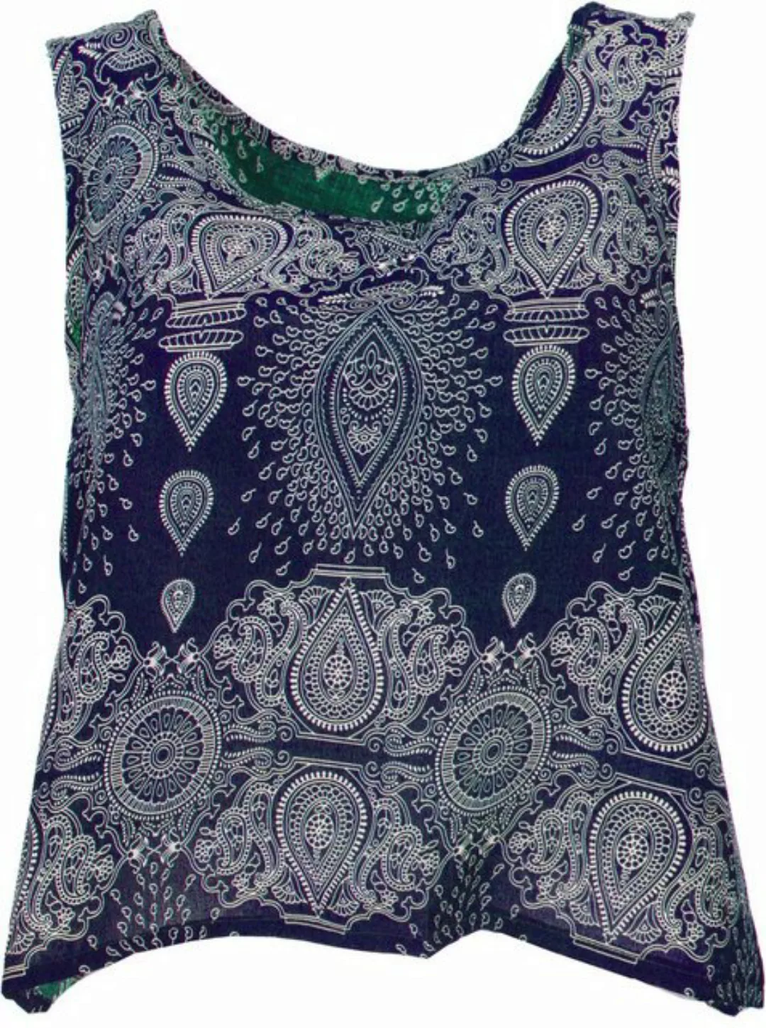 Guru-Shop T-Shirt Boho Sommertop mit offener Rückenpartie,.. Ethno Style, a günstig online kaufen