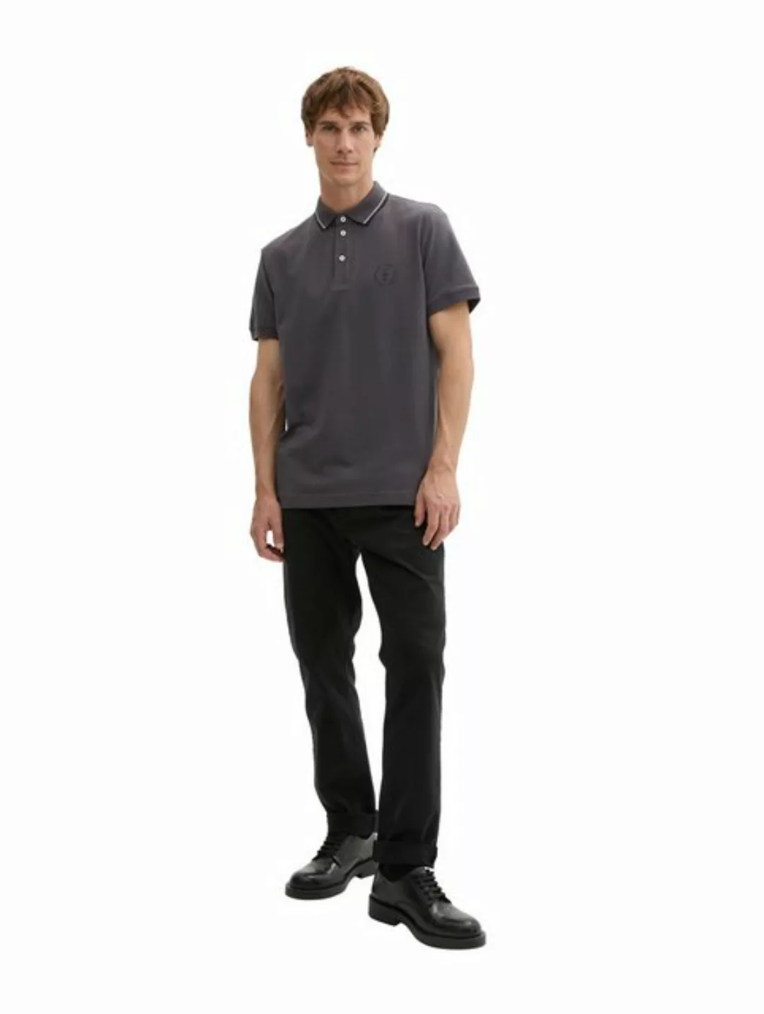 TOM TAILOR Poloshirt mit Logo Print günstig online kaufen