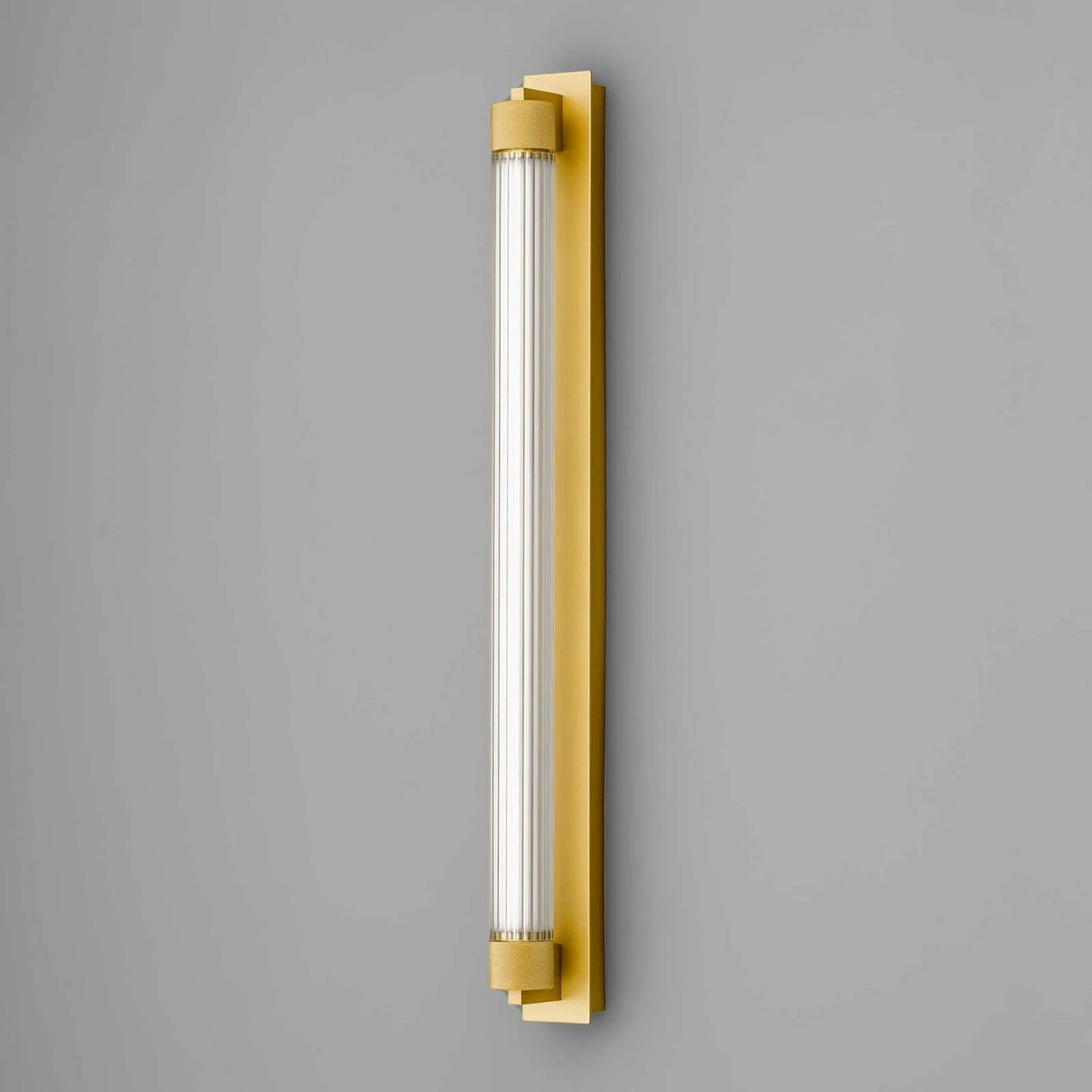 OLEV LED-Wandlampe CHARMER, gold, Metall/Glas, 2.700 K, IP44 günstig online kaufen