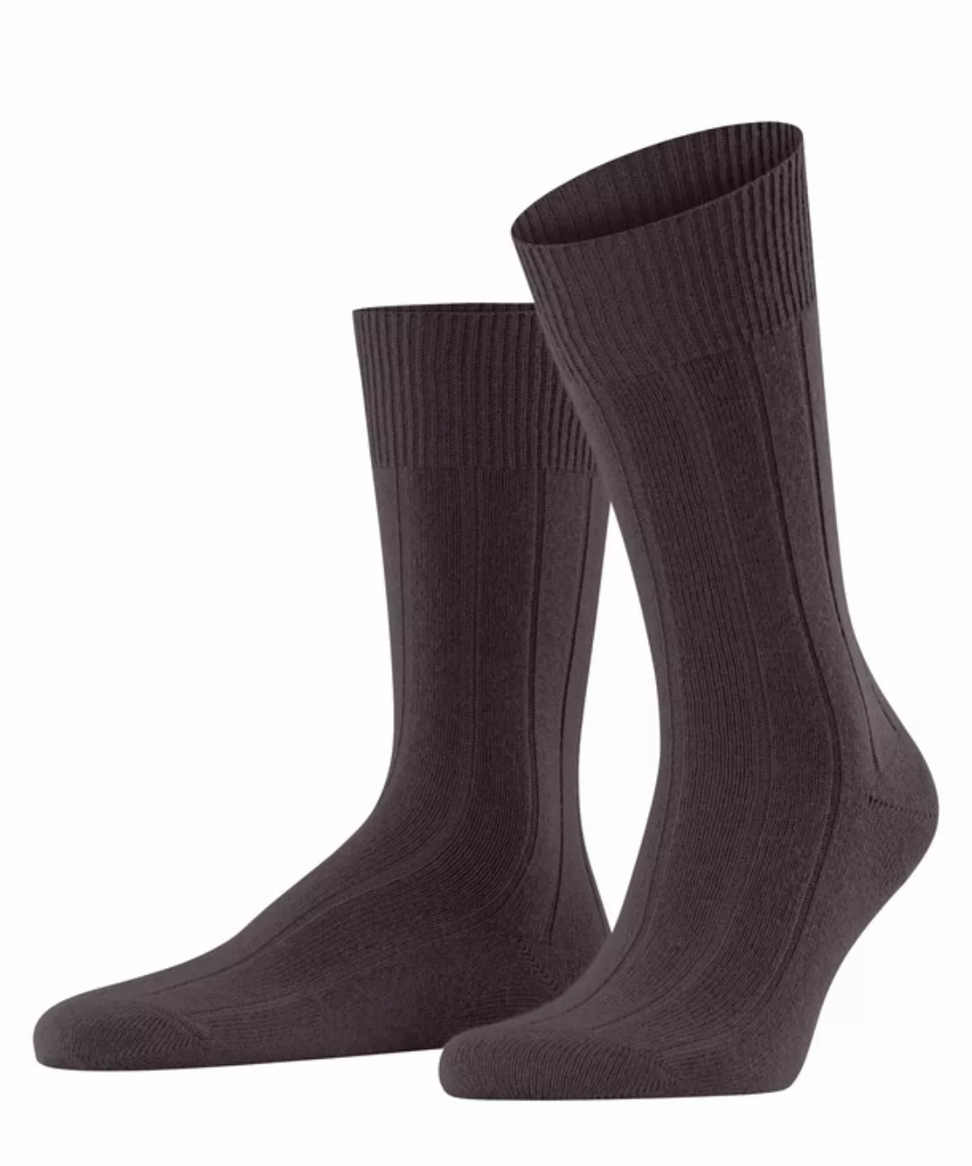 FALKE Lhasa Rib Herren Socken, 39-42, Braun, Uni, Wolle, 14423-849702 günstig online kaufen