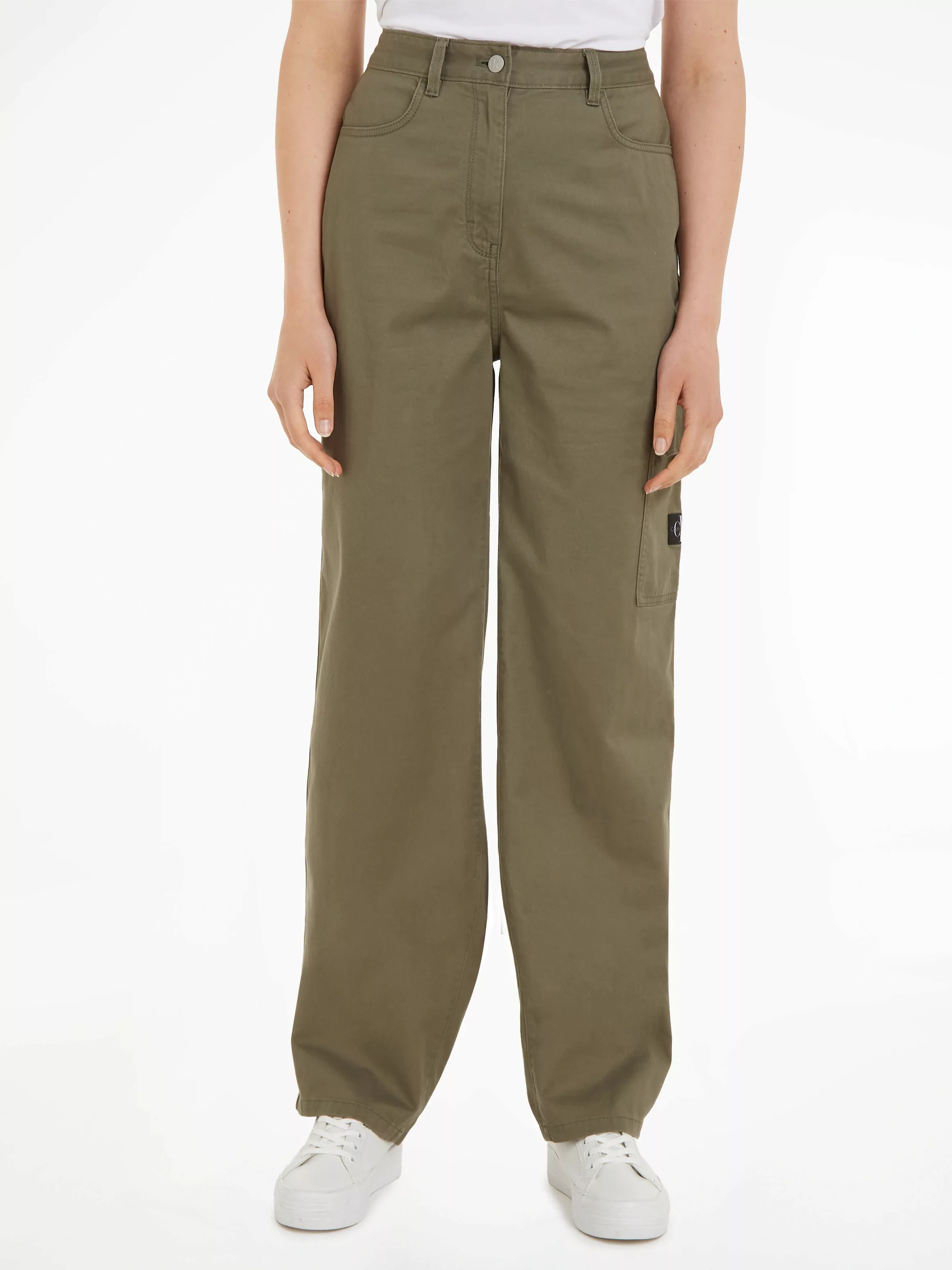Calvin Klein Jeans Stretch-Hose STRETCH TWILL HIGH RISE STRAIGHT günstig online kaufen