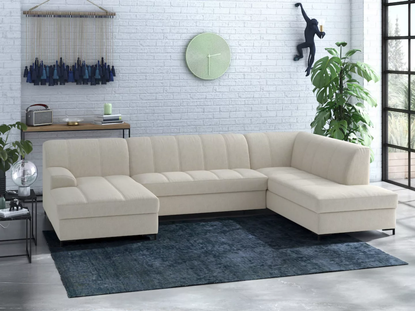 INOSIGN Wohnlandschaft "Balme, moderne Formensprache, zeitloses Design, U-F günstig online kaufen